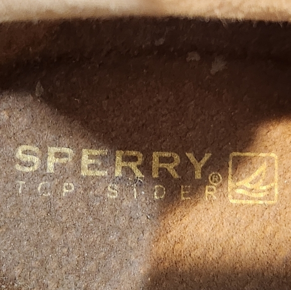 SPERRY TOP SIDER WOMEN'S HARLOW TAN SUEDE WEDGE CHUKKA BOOTIE SZ 9 - Picture 9 of 10